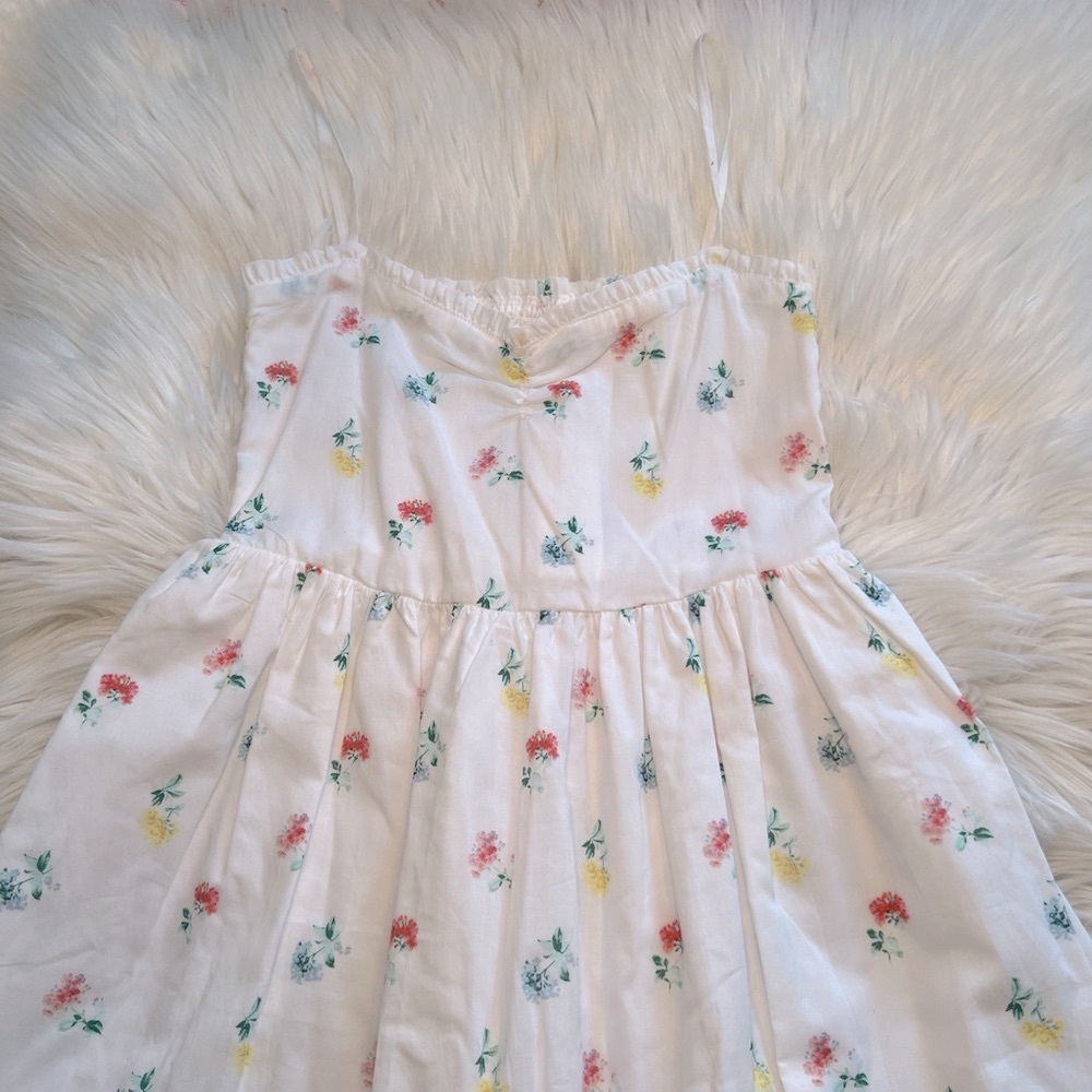 Janie and Jack Floral White Dress